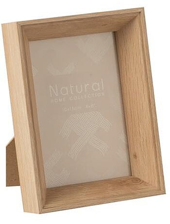 Petit cadre bord épais bois naturel - AFIBEL