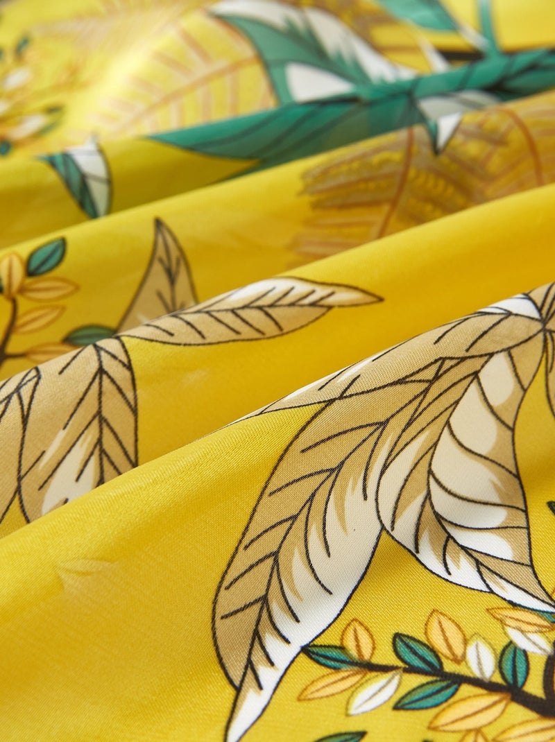 Petit carré de Soie Island Cléo Vert - Kiabi