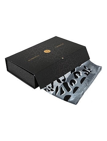 Petit carré de Soie Leopard Cléo