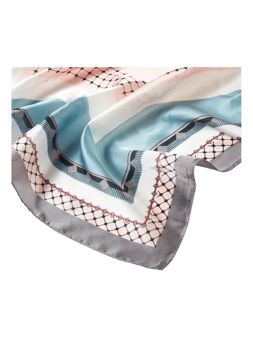 Petit carré de Soie Mixpoint Cléo - Kiabi