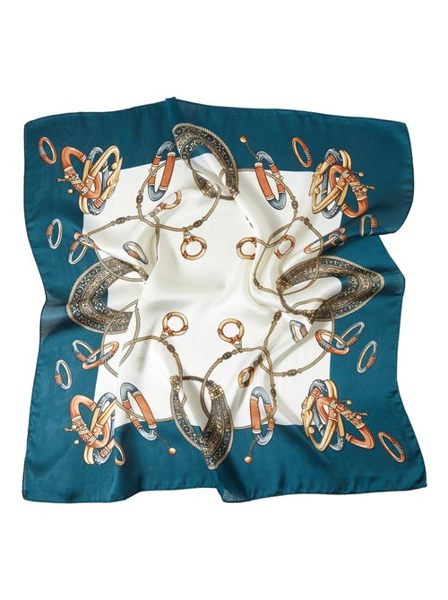 Petit carré de Soie Multirings Cléo - Kiabi