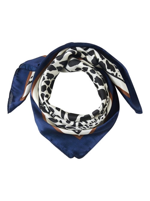 Petit carré de Soie Panter Process Cléo - Kiabi