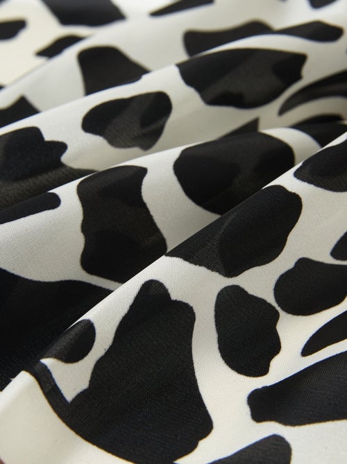 Petit carré de Soie Panter Process Cléo - Kiabi