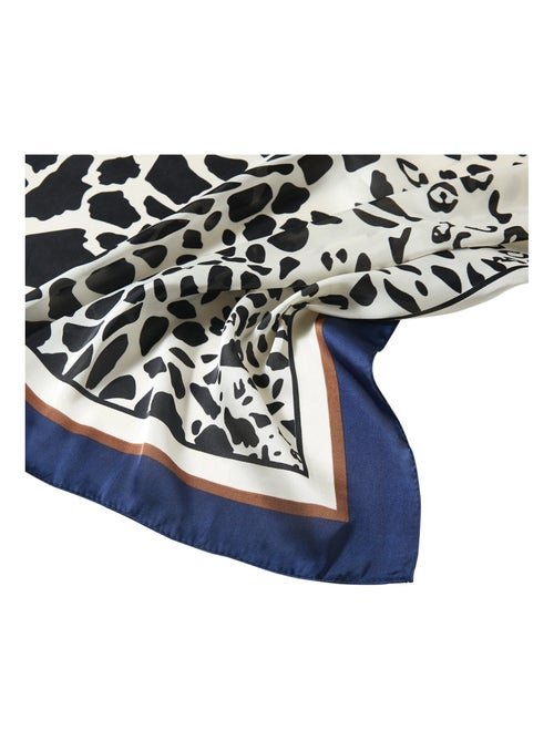 Petit carré de Soie Panter Process Cléo - Kiabi