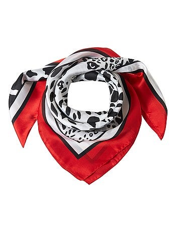 Petit carré de Soie Panter Process Cléo