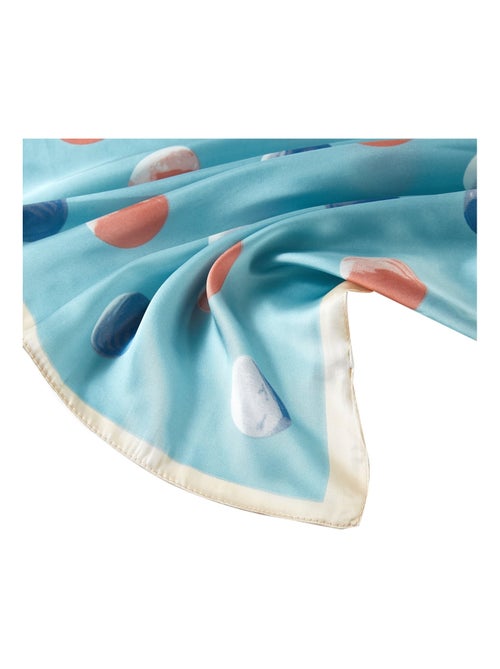 Petit carré de Soie Petal Cléo - Kiabi