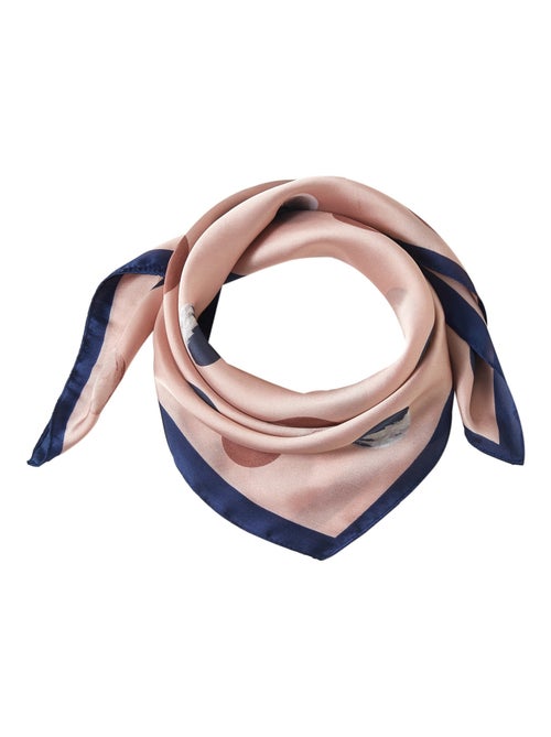 Petit carré de Soie Petal Cléo - Kiabi