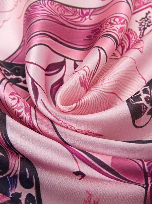 Petit carré de soie Proud Panther Cléo - Kiabi