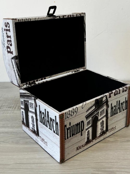 Petit coffre rétro Paris - Kiabi