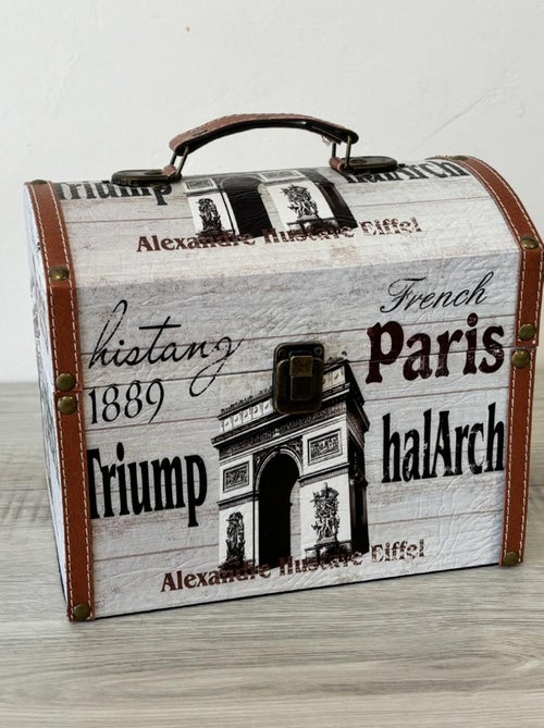Petit coffre rétro Paris - Kiabi