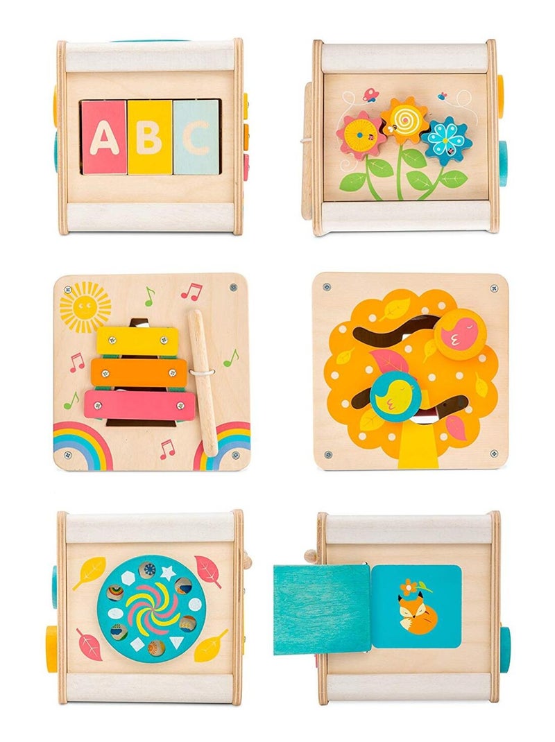 Petit cube d'activités Beige - Kiabi