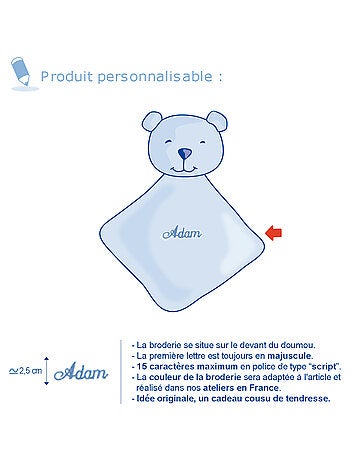 PETIT DOUMOU CHAT VELOURS RASE