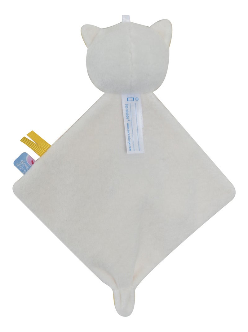 PETIT DOUMOU CHAT VELOURS RASE Jaune - Kiabi