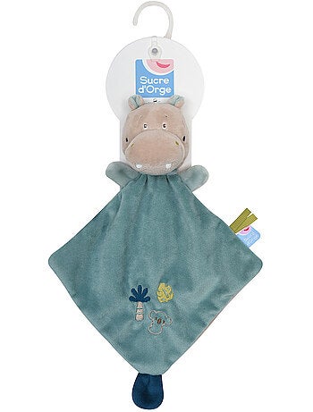 PETIT DOUMOU HIPPOPOTAME RENANT VELOURS DOUX