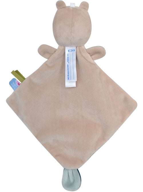 PETIT DOUMOU HIPPOPOTAME RENANT VELOURS DOUX - Kiabi