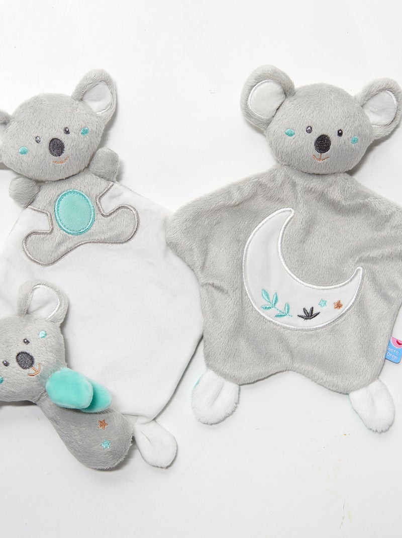 PETIT DOUMOU KOALA VELOURS DOUX Gris - Kiabi