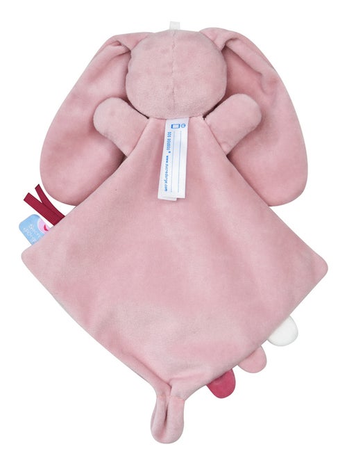 PETIT DOUMOU LAPIN VELOURS DOUX ROSE - Kiabi