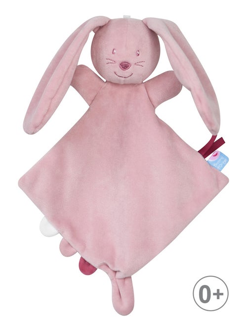 PETIT DOUMOU LAPIN VELOURS DOUX ROSE - Kiabi