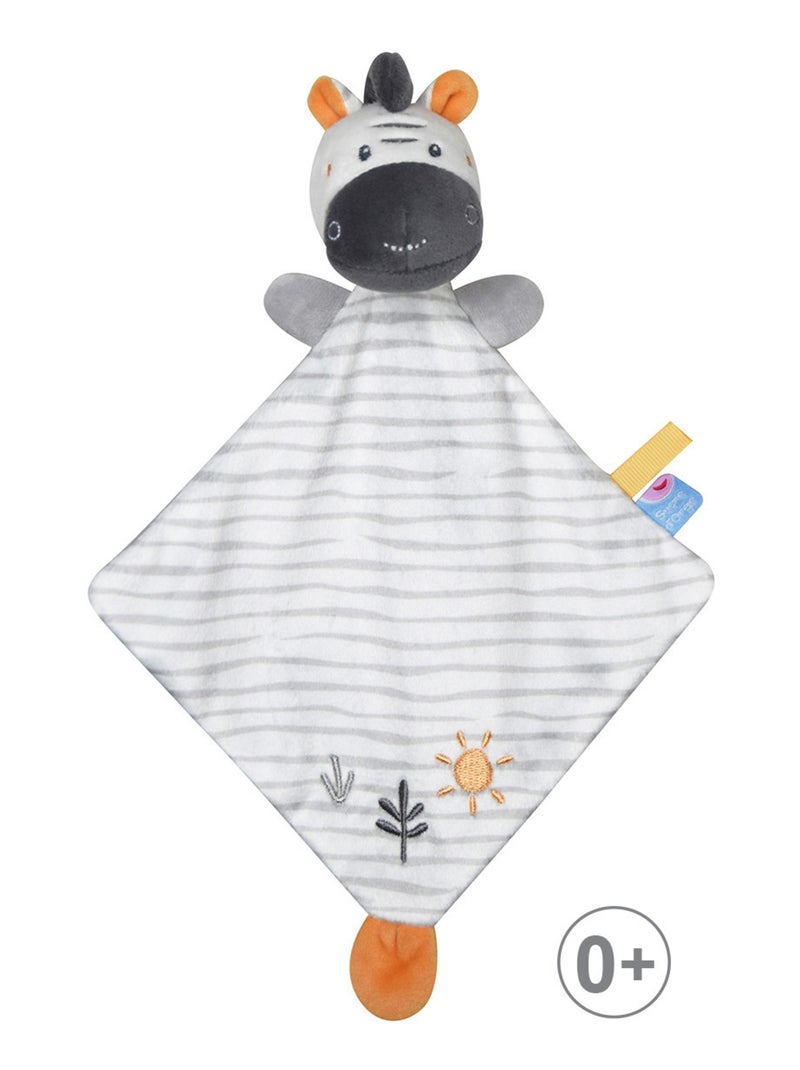 PETIT DOUMOU ZEBRE PATRIK VELOURS DOUX Gris - Kiabi