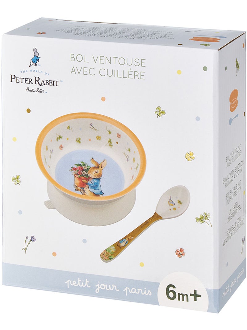 Petit Jour Paris - Bol ventouse avec cuillère Multicolore - Kiabi
