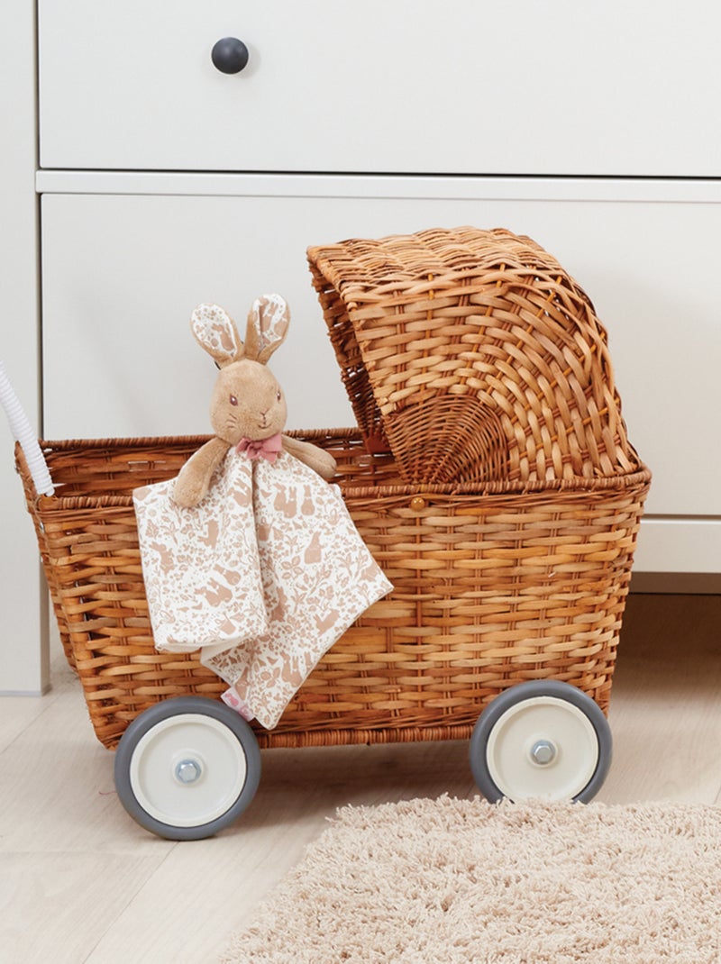 Petit Jour Paris - Doudou lange Flopsy Pierre Lapin Rose - Kiabi