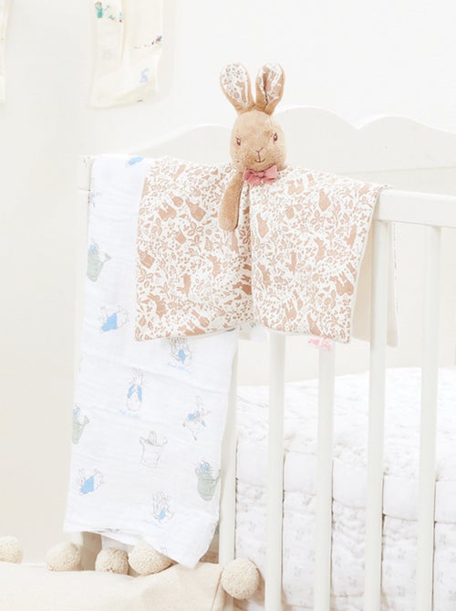 Petit Jour Paris - Doudou lange Flopsy Pierre Lapin - Kiabi