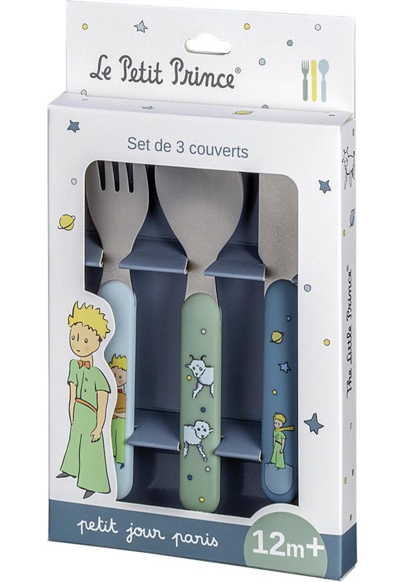 Petit Jour Paris - Set de 3 couverts Le Petit Prince Bleu - Kiabi