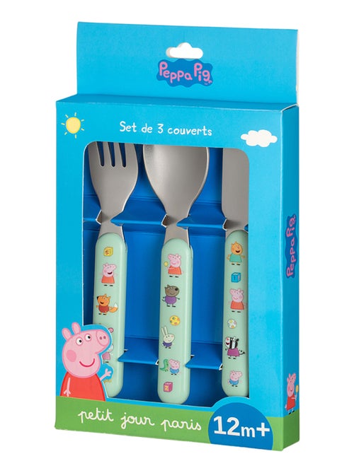 Petit Jour Paris - Set de 3 couverts Peppa Pig - Kiabi