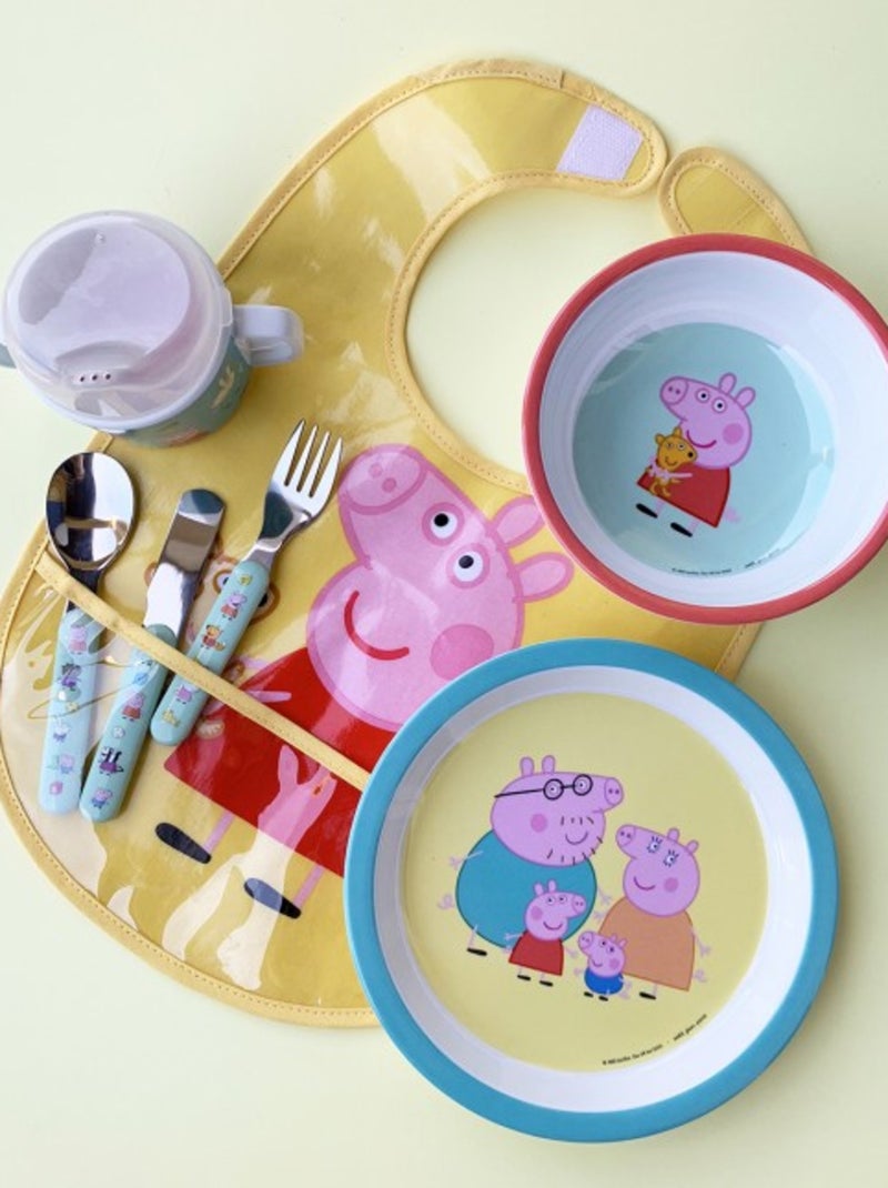 Petit Jour Paris - Set de 3 couverts Peppa Pig Multicolore - Kiabi