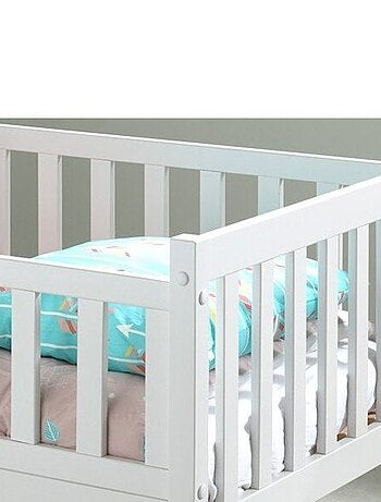 Petit lit enfant avec sommier en pin massif SUZON