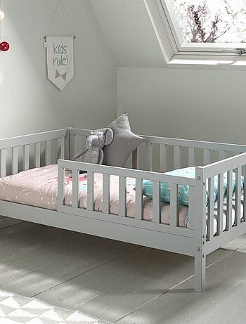 Petit lit enfant avec sommier en pin massif SUZON