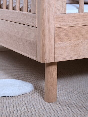 Petit lit enfant en chêne massif ROMANE
