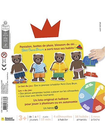 Petit Ours Brun Le Loto Des Habits - Bayard