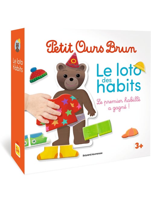 Petit Ours Brun Le Loto Des Habits - Bayard - Kiabi