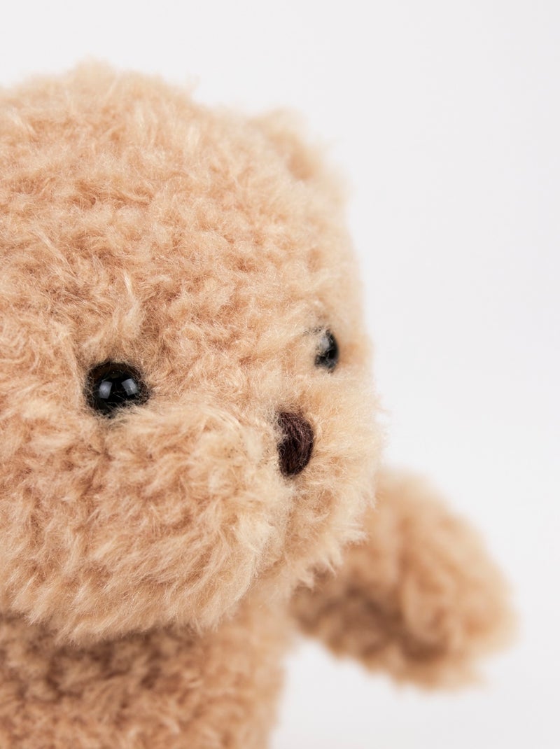 Petit ours en peluche Morris Beige - Kiabi