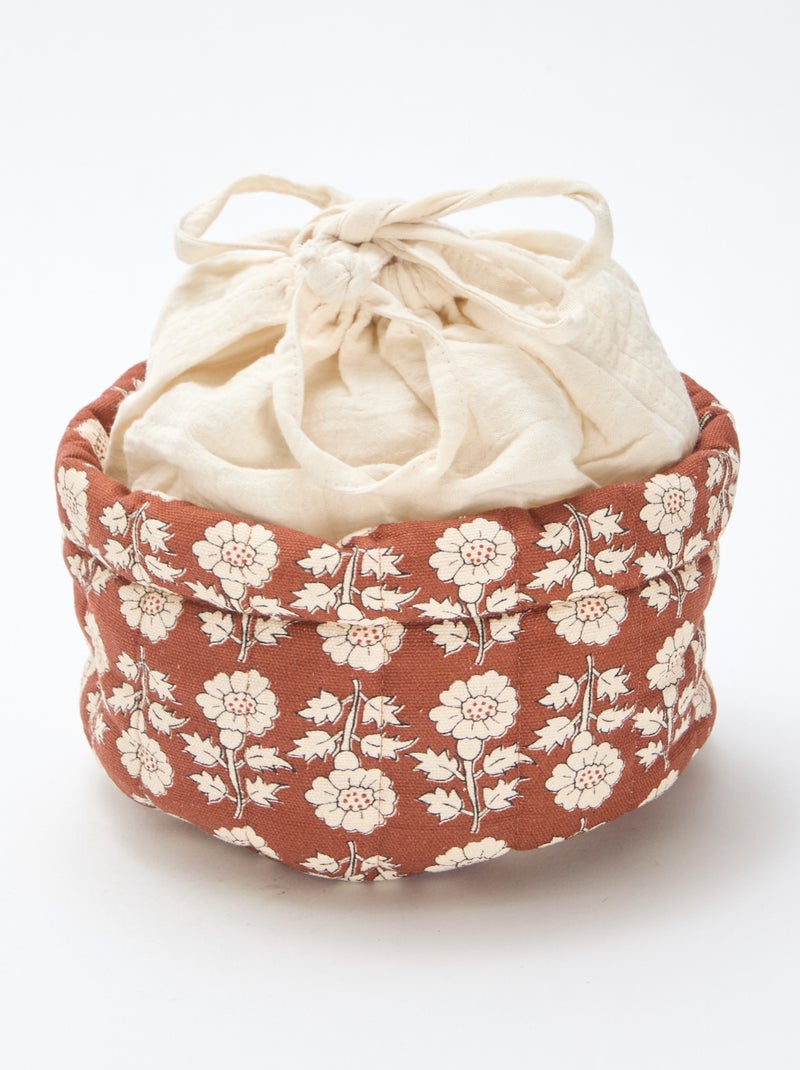 Petit panier de rangement - Kiabi Home Marron - Kiabi