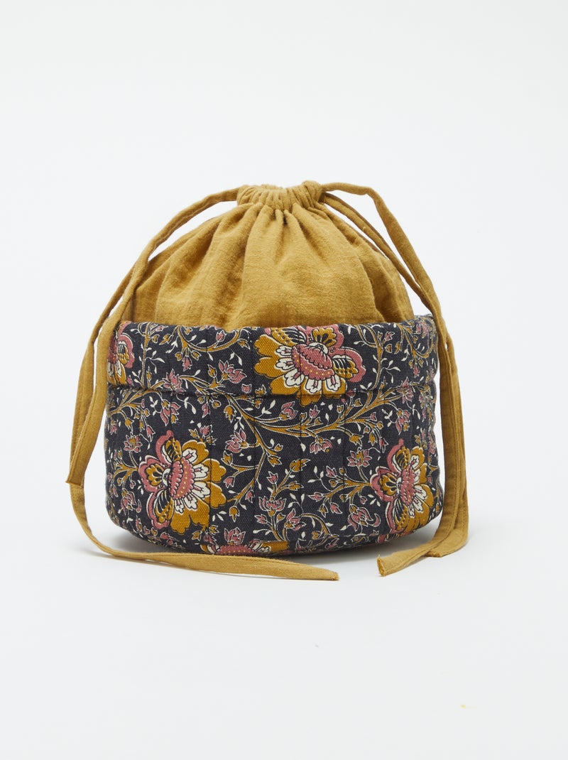 Petit panier de rangement - Kiabi Home Noir - Kiabi