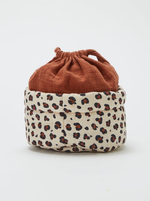Petit panier de rangement 12 x 22 cm - Kiabi Home - Kiabi Petit panier de rangement 12 x 22 cm - Kiabi Home - Kiabi