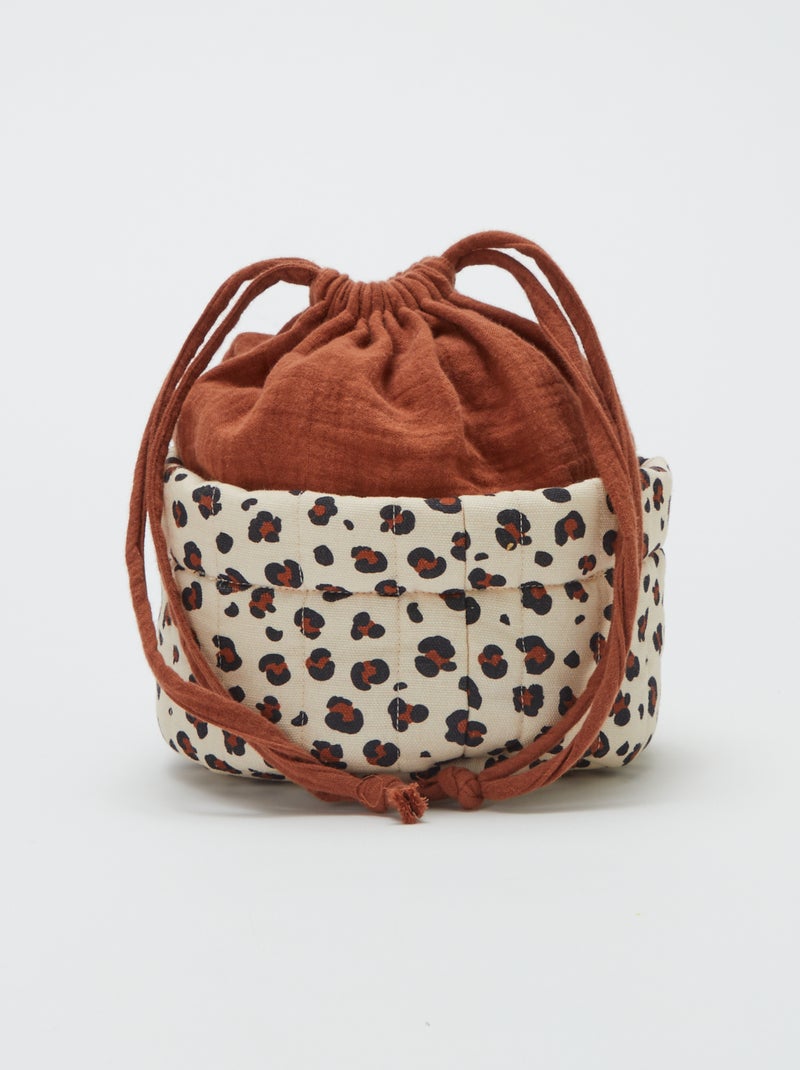 Petit panier de rangement Beige - Kiabi