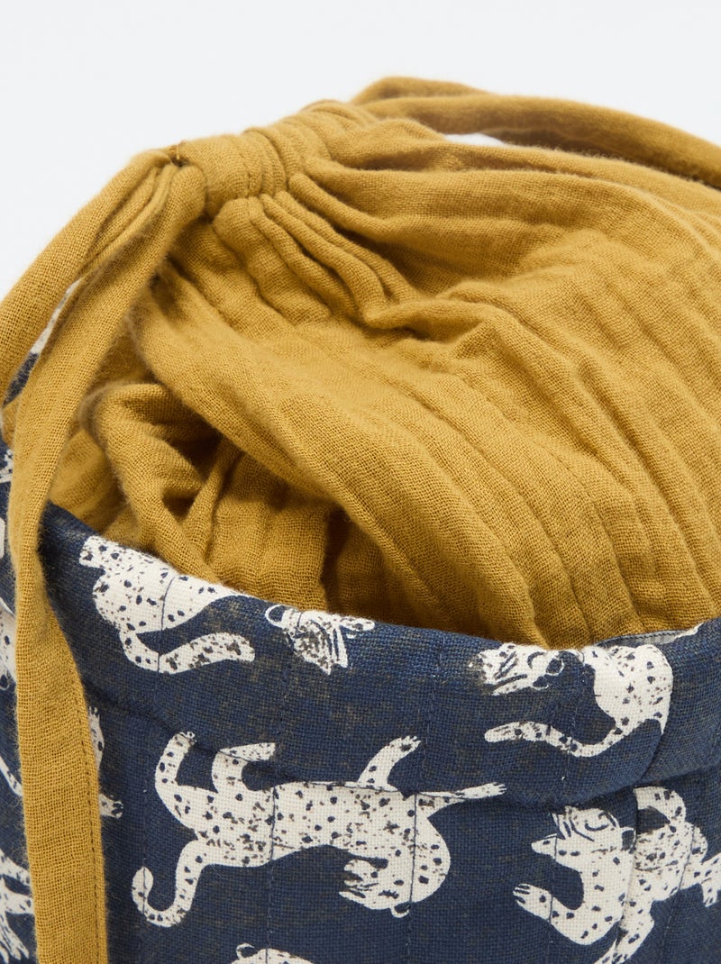 Petit panier de rangement Bleu - Kiabi