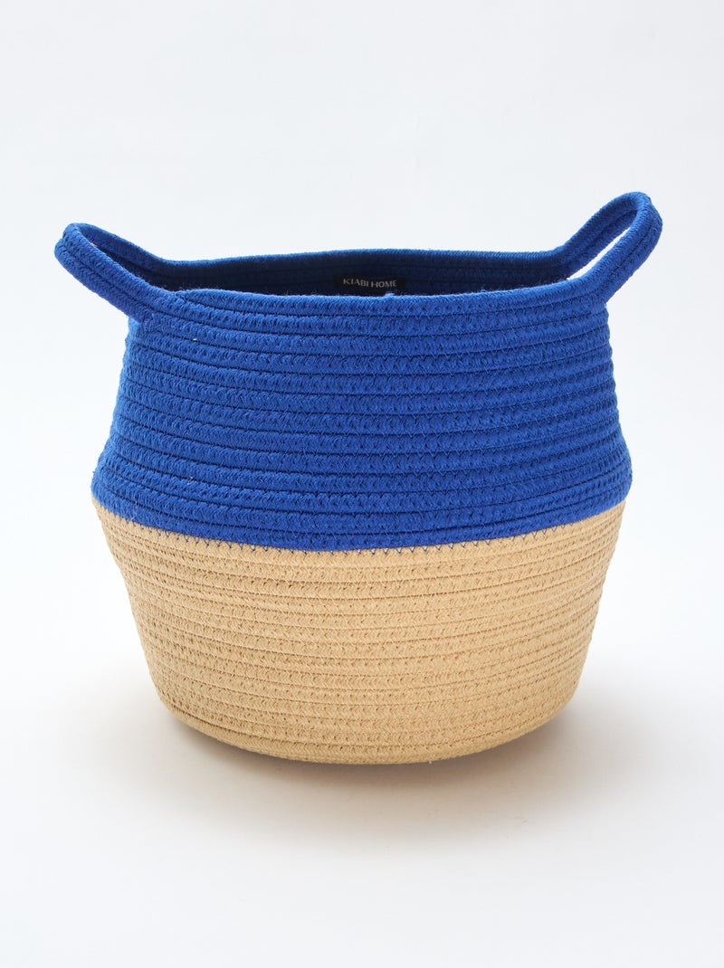 Petit panier de rangement Bleu - Kiabi