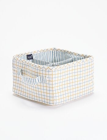 Petit panier de rangement en textile