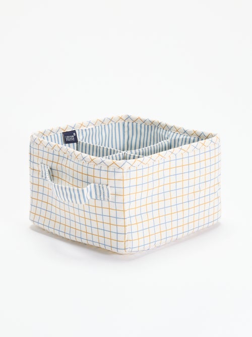 Petit panier de rangement en textile - Kiabi Petit panier de rangement en textile - Kiabi