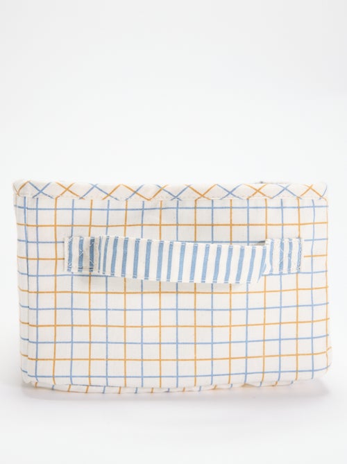 Petit panier de rangement en textile - Kiabi