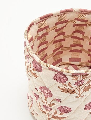 Petit panier de rangement imprimé