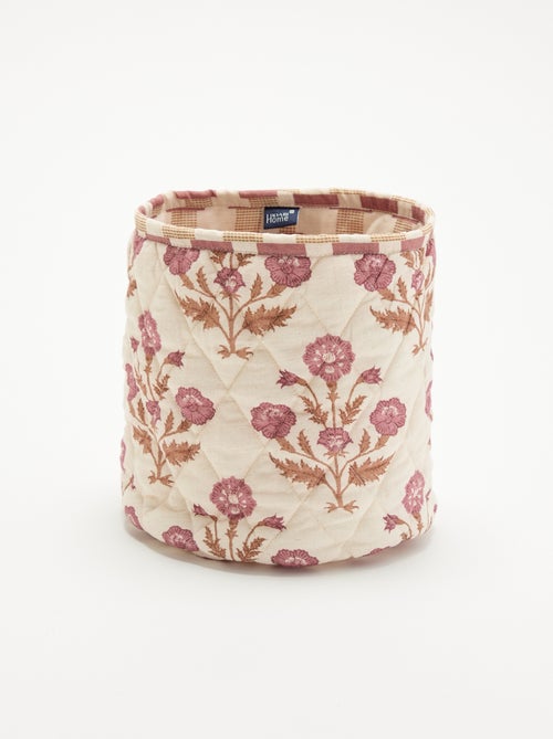 Petit panier de rangement imprimé - Kiabi