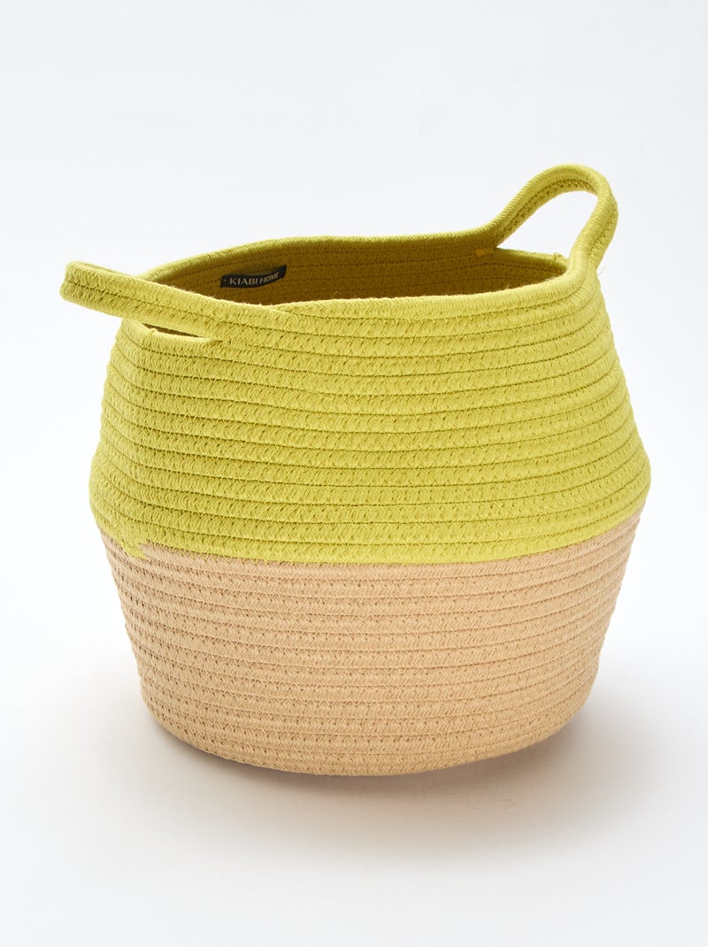Petit panier de rangement Vert - Kiabi