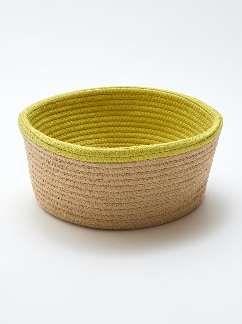 Petit panier de rangement Vert - Kiabi