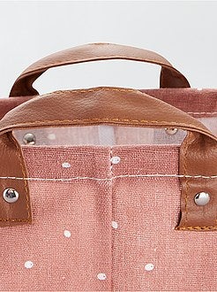 Petit panier en toile - Kiabi