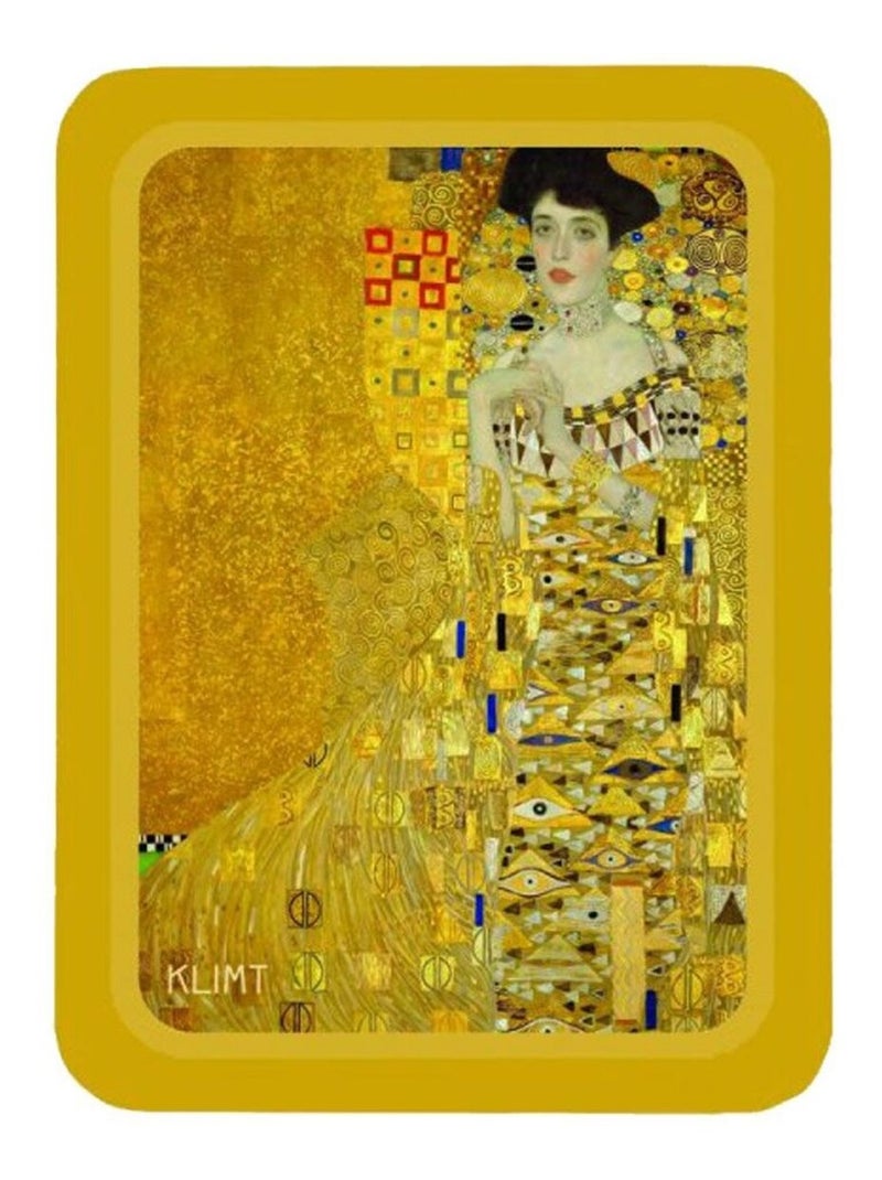 Petit plateau Klimt Jaune - Kiabi